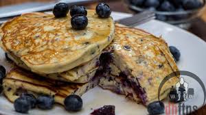 Blueberry Low Carb Pancakes Recipe The Protein Chef Recipe Low Carb Pancakes Low Carb Pancake Recipe Recipes