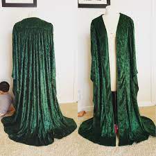I Love How Full The Back Came Out But I Wish I Had Interfaced The Front Collar Panne Velvet Is Ch Harry Potter Costume Harry Potter Cosplay Costume Patterns