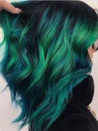 Dye Your Hair These Fun Colors Just In Time For Summer Society19 In 2020 Green Hair Colors Mermaid Hair Color Blue Green Hair