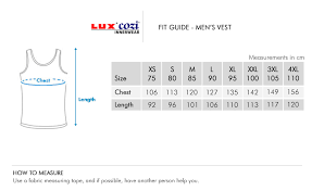 Lux Cozi Mens Cotton Vest Set Of 4