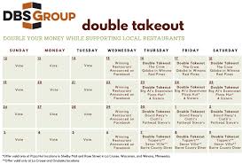 Match gift card near me. Dbs Group Offers Double Takeout Gift Card Match For Local Restaurants Dbs Group Llc