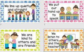 job chart and classroom rules