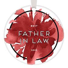 Maybe you lucked out and your relationships with 'em both—dad and. Best Father In Law 2019 Christmas Ornament Family Gift Idea Parent Daughter Son Wedding Marriage Anniversary Celebration Holiday Present Dad Engagement Keepsake Red Watercolor 3 Ceramic Or0839 Walmart Com Walmart Com