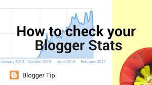 How To Check Your Blogger Stats - Youtube