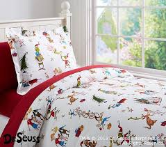 Dr Seuss S The Grinch Flannel Duvet Cover Shams Flannel Duvet Cover Christmas Bedding Flannel Duvet