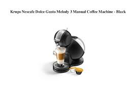 To descale dolce gusto krups machine. Krups Nescafe Dolce Gusto Melody 3 Manual Coffee Machine Black