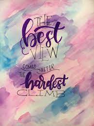 This Unique Purple And Pink Toned Watercolor Painting With My Favorite Motivational Saying Would Be A Great Ad Watercolor Quote Quote Backgrounds Doodle Quotes