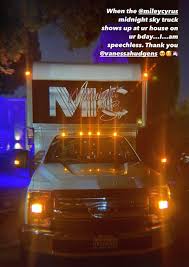 Miley Updates On Twitter Vanessa Hudgens Sent The Midnight Sky Truck To Her Friend S House For His Birthday It's now easier to send midnight racing team a message. vanessa hudgens sent the midnight sky