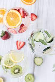 Fruit Infused Gin And Tonic Cocktails - Sugar And Charm Recipe Infused Gin Gin And Tonic Summer Drink Cocktails