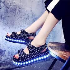 2016 New Arrive Dropshipping Light Up Sandal For Girls Fashion Ladies Led Luminous Sandal Popular Using In Summer Suppliers China Wholesale Price Shunjie