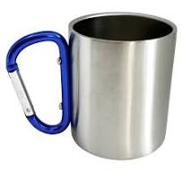 Camping Becher mit Karabiner