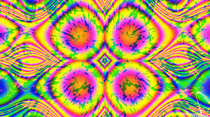 A toy consisting of a tube containing mirrors and pieces of colored glass or paper, whose reflections produce changing patterns that are visible through an eyehole when the tube is rotated. Artistic Colorful Colors Digital Art Kaleidoscope Wallpaper Resolution 1920x1080 Id 1184176 Wallha Com