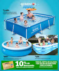 Alberca inflable de 299.7 x 182.8 x 55.88 cm. Folleto Momentos Que Amas Vacaciones Abril 2017 By Tienda Soriana Issuu