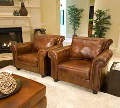 Bruce Peters Paladia Chair Top Grain Leather Sofa Leather Accent Chair Living Room Sets