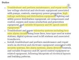 Electrician Resume Examples Apprentice Journeyman Master