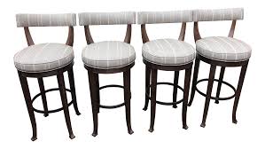 Set of bar chairs $55 (hickory) pic hide this posting restore restore this posting. Hickory Chair Newbury Swivel Barstools Set Of 4 Chairish