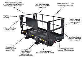 Haugen Industrial Work Platform Attachment