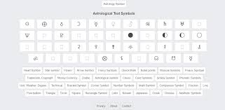 Astrological Symbols Astrological Symbols Text Symbols Symbols