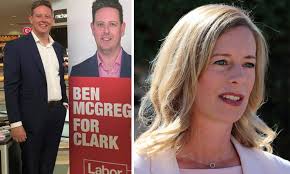 Tasmanian Labor candidate Ben McGregor quits over a complaint about  seven-year-old text messages