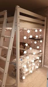 Because ivar is made of. Double Loft Bed Frame Loft Bed Frame Diy Loft Bed Girls Loft Bed