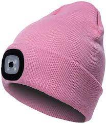 Amazon Com Unisex Led Beanie Hat With Light Gift For Men And Women Usb Rechargeable Winter Knit Lighted Headlight Hats Headlamp Warm Knits Beanie Hats Beanie