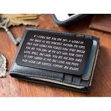 We did not find results for: Laser Engraved Wallet Card For Husband Or Wife If I Could Give You One Gift Walmart Com Walmart Com