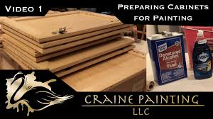 For a lighter case, applying some vinegar is nothing but awesome. How To Refinish Kitchen Cabinets Part 1 Prep Craine Painting Llc