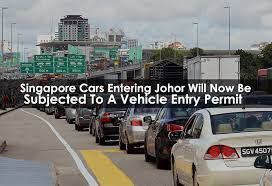 The guide to visa types and work permit requirements. Singapore Cars Entering Johor Will Now Be Subjected To A Vehicle Entry Permit Johor Now