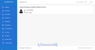 Penilaian akhir sekolah dapat dilihat melalui buku raport. Sistem Aplikasi Raport K13 Berbasis Web Codeigniter Stokcoding Com