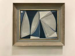Shop 1960s picture frames at 1stdibs, a premier resource for antique and modern decorative objects from top sellers around the world. B1038 Sails Acrylic Gouache In Original Vintage 1960s Frame Bianca Smith Art