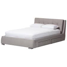 Teak wood, plywood and laminate. Contemporary Beds Upholstered Beds Fabric Beds Queen Beds Fratantoni Lifestyles