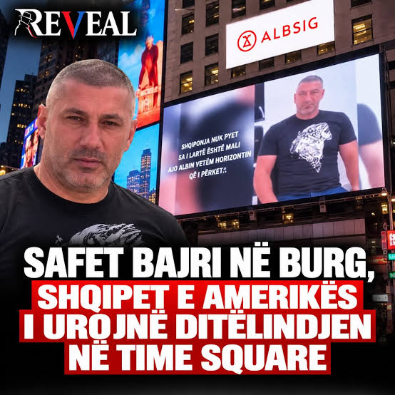 Safet Bajri Në burg ;shqipete Amerikës i urojnë ditëlindjen në Square
