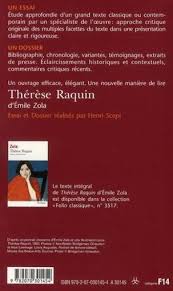 Il est alors journaliste,critique, introduit dans le milieu de la peinture et ami de jeunes. Therese Raquin D Emile Zola Henri Scepi