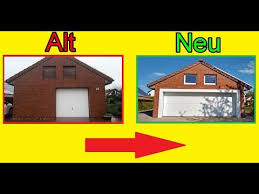 Neues Garagentor Einbauen Garageneinfahrt Verbreitern Sektionaltor Kosten Sturz Preis Youtube Garagentor Garage Einfahrt Garageneinfahrt
