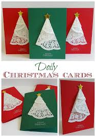 If you're stuck for a last minute crafty christmas card idea, raid your bathroom supplies to create this striking cotton wool pad creation. 20 Handmade Christmas Card Ideas 2017