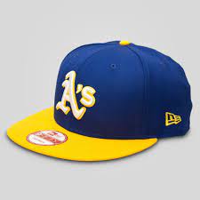 Oakland A S New Era Snapback In Royal Gold New Era Snapback New Era Snapback