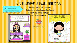 Como resultado de este taller tendremos productos muy importantes: Preescolau Taller Intensivo Y Cte Fase Intensiva Facebook
