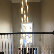 Contemporary Light Fixture For Living Room Large Chandelier Etsy Contemporary Light Fixtures Staircase Chandelier Modern Ceiling Light