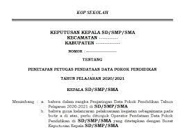 Maybe you would like to learn more about one of these? Download Sk Operator Dapodik 2020 2021 Format Word Info Pendidikan Terbaru