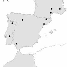 France spain and portugal in 14 days. Breeding Sites In Morocco Portugal France And Spain Where The Common Download Scientific Diagram