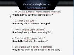 Maybe you would like to learn more about one of these? Cuvinte Interogative In Engleza Propozitii Rezolvate Youtube