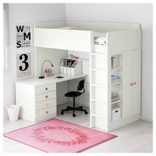 Ikea Stuva Folja Loft Bed Combo W 4 Drawers 2 Doors White 207x99x193 Cm With This Loft Bed You Get A Complete Modern Loft Bed Ikea Loft Bed Bed For Girls Room