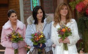 Top 10 Best Bridesmaid Gowns Friends Cast Jennifer Aniston Friends Tv