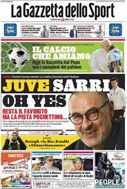 El medio italiano señala seis posibles altas, además de la ya confirmada de ramsey. La Gazzetta Dello Sport Sarri In A Top Secret Meeting With Juventus Tribuna Com