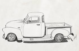 Pass your photos as if they were a charcoal pencil drawing with this filter that will simulate as if your picture was painted by a charcoal artist. Truck Pencil Drawings Pencil Drawings Of Chevy Trucks Vintage 1954 Pickup Car Drawings Truck Art Cartoon Drawings