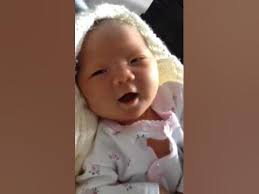 Cute Asian Baby Smiling