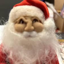 Nancy Wingfield Plush Santa Christmas