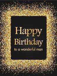 Happy birthday, my lovely friend. Golden Sparkle Happy Birthday Card Birthday Greeting Cards By Davia