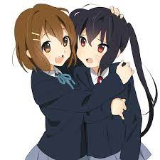 Yui & Azusa - K-ON! | Cute anime pics, K-on fanart, Anime sisters