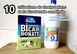 Vinaigre Blanc Bicarbonate 10 Utilisations De Ce Melange Magique Vinaigre Blanc Vinaigre Et Bicarbonate Produit De Nettoyage Faits Maison